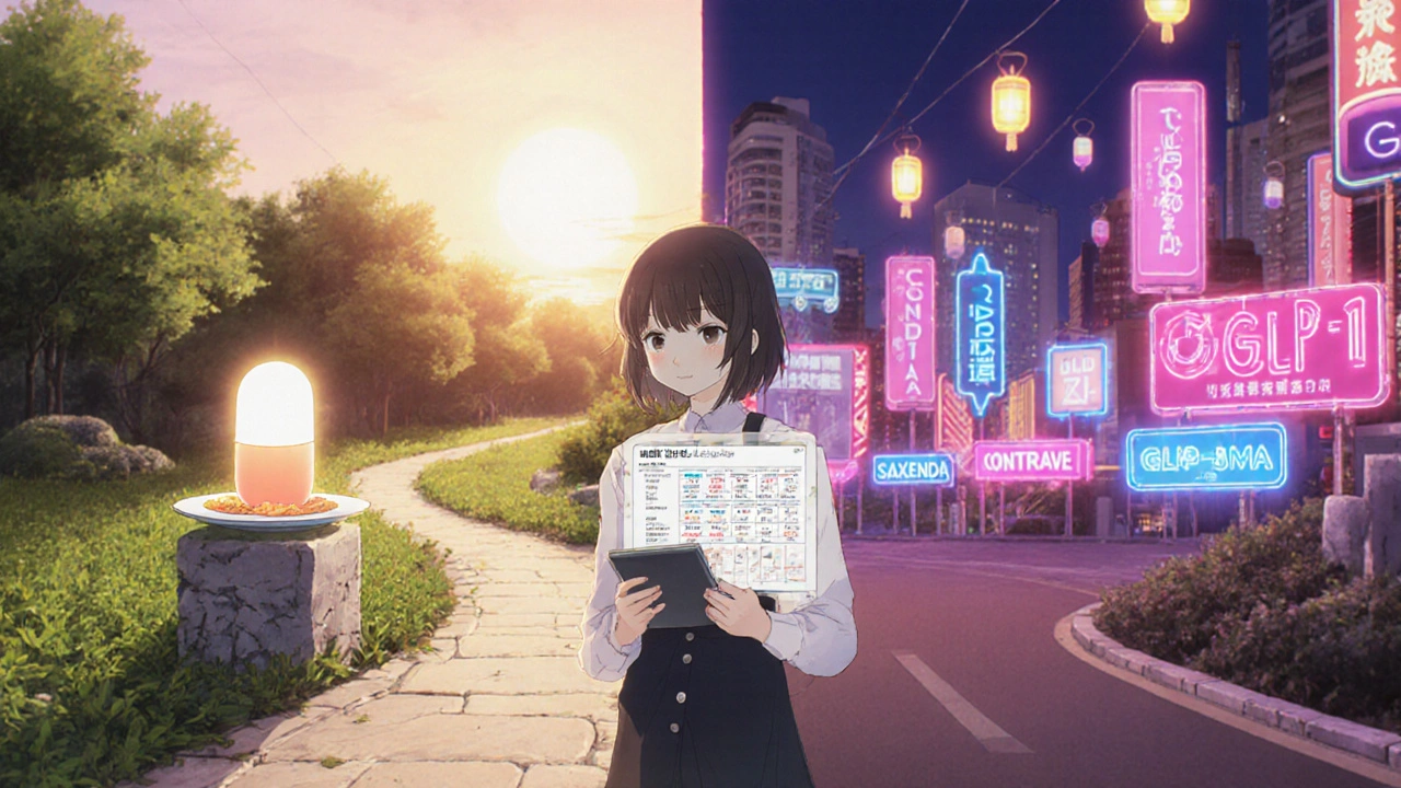 Person at a forked road choosing between Trim Z and other weight‑loss treatments.