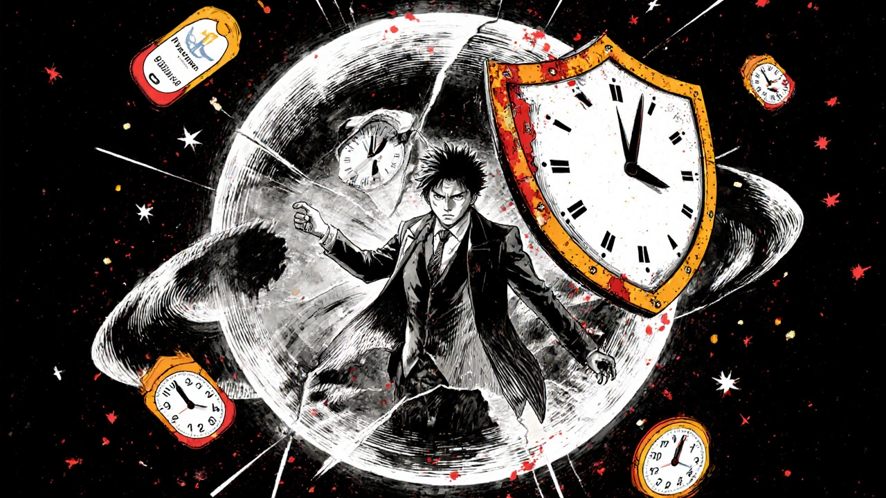 Legal battle inside a data sphere over patent expiration and regulatory exclusivity for generic drugs.